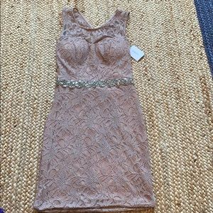 New David’s Bridal dress 6 Taupe